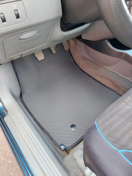 EVA (Эва) коврик для Toyota RAV4 5 поколение (XA50) 2018-2024 внедорожник 5 дверей ЛЕВЫЙ РУЛЬ, НАПОЛЬНАЯ Педаль, АВТОМАТ
